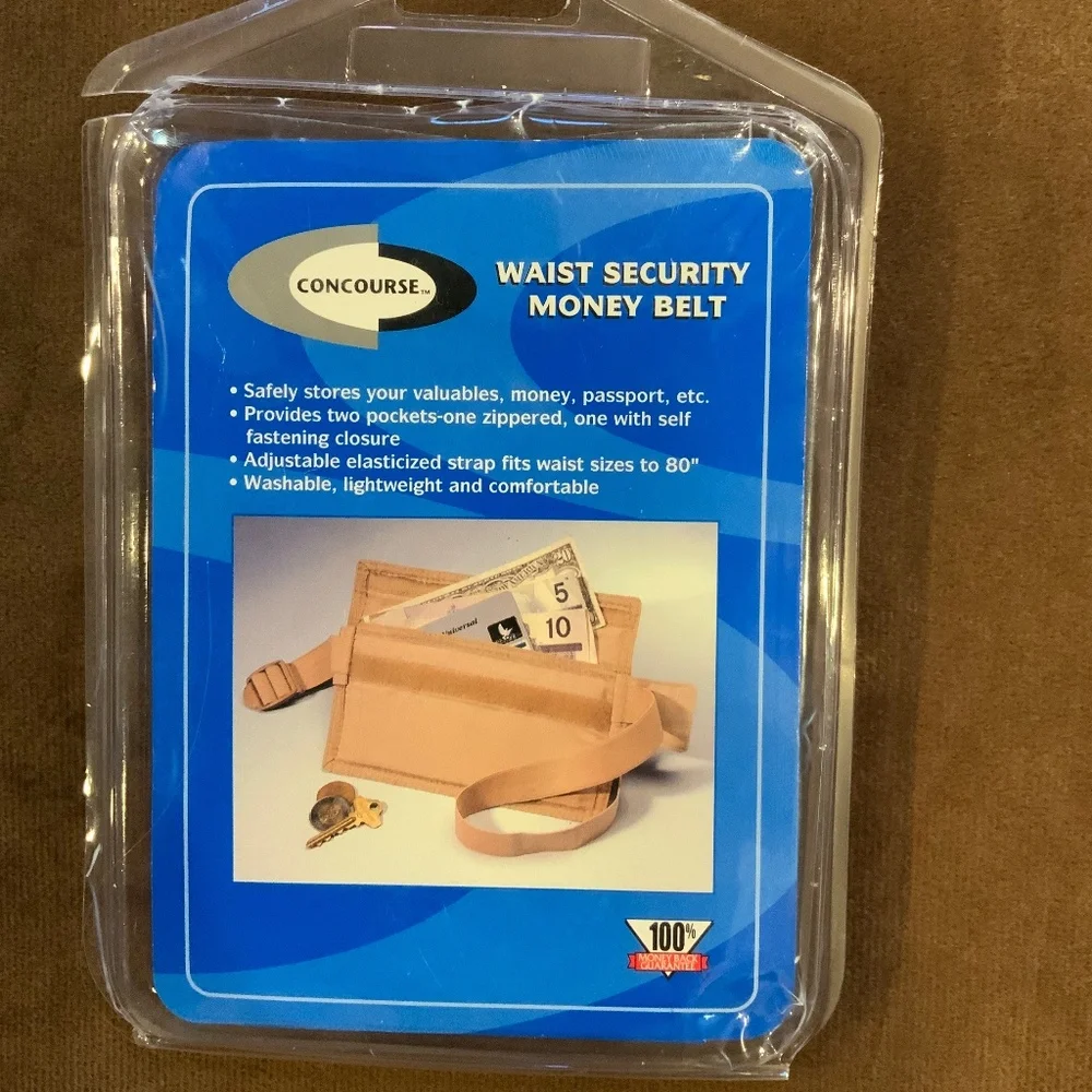 International Outlet Adapter Set Money Belt Travel Resort